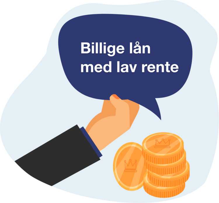 Billige l&aring;n med lav rente